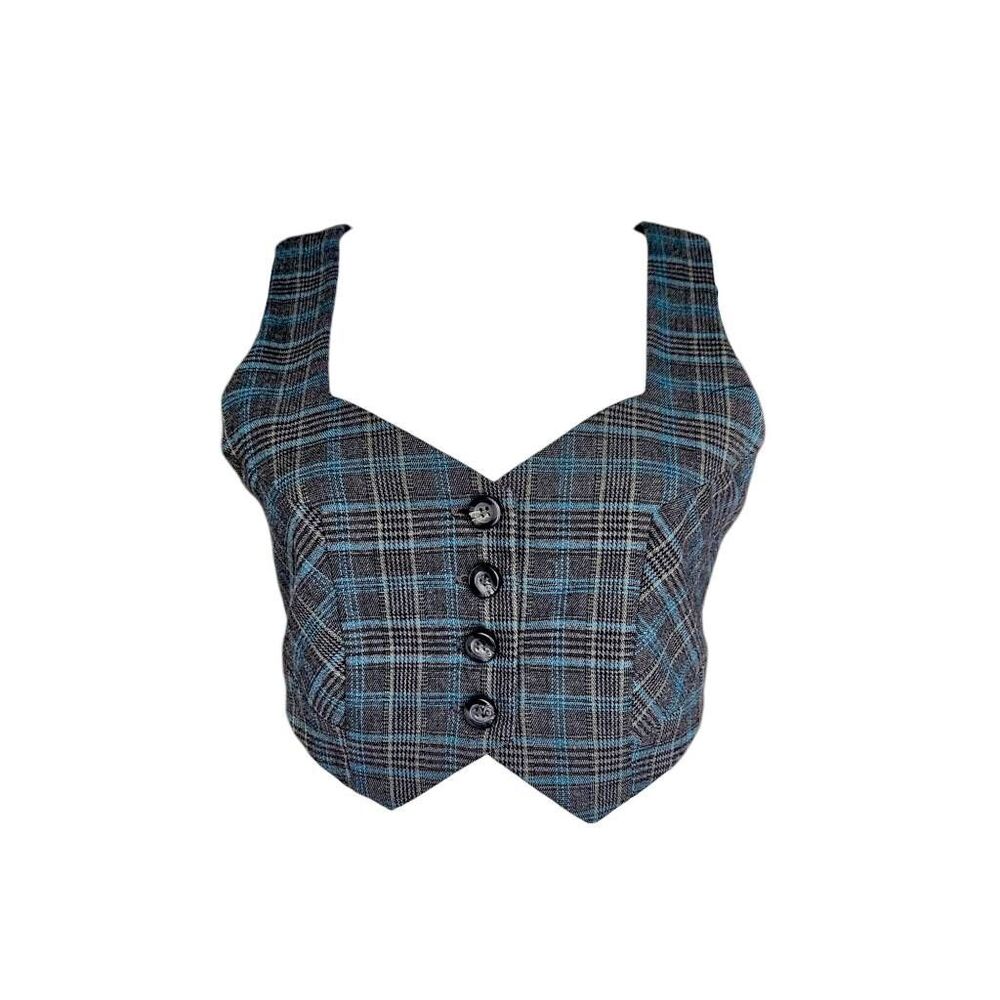 90s vintage grunge waistcoat